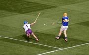 28 July 2019; Jake Morris of Tipperary scores a goal past Mark Fanning of Wexford, which was subsequently disallowed during the GAA Hurling All-Ireland Senior Championship Semi Final match between Wexford and Tipperary at Croke Park in Dublin. Photo by Daire Brennan/Sportsfile