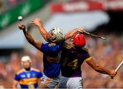 28 July 2019; Brendan Maher of Tipperary in action against Lee Chin of Wexford during the GAA Hurling All-Ireland Senior Championship Semi Final match between Wexford and Tipperary at Croke Park in Dublin. Photo by Seb Daly/Sportsfile