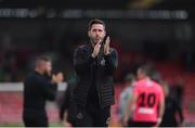 28 July 2019; Shamrock Rovers manager Stephen Bradley following the SSE Airtricity League Premier Division match between Cork City and Shamrock Rovers at Turners Cross in Cork. Photo by Ben McShane/Sportsfile
