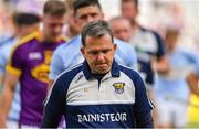 28 July 2019; Wexford manager Davy Fitzgerald leads his team from the pitch after the GAA Hurling All-Ireland Senior Championship Semi Final match between Wexford and Tipperary at Croke Park in Dublin. Photo by Brendan Moran/Sportsfile