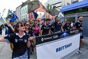 28 July 2019; The Brittany team parade to the Renault GAA World Games Opening Ceremony in Waterford City in Waterford. Photo by Piaras Ó Mídheach/Sportsfile