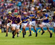 28 July 2019; James Cully, Kildalkey NS, Kildalkey, Meath, representing Wexford, during the INTO Cumann na mBunscol GAA Respect Exhibition Go Games at the GAA Hurling All-Ireland Senior Championship Semi Final match between Wexford and Tipperary at Croke Park in Dublin. Photo by Ray McManus/Sportsfile