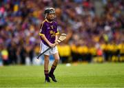 28 July 2019; Daithí McCloskey, St Canice PS, Dungiven, Derry, representing Wexford during the INTO Cumann na mBunscol GAA Respect Exhibition Go Games at the GAA Hurling All-Ireland Senior Championship Semi Final match between Wexford and Tipperary at Croke Park in Dublin. Photo by Ray McManus/Sportsfile