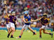 28 July 2019; /tb2 and Shane Reddy, Rathnure NS, Enniscorthy , Wexford, representing Wexford, during the INTO Cumann na mBunscol GAA Respect Exhibition Go Games at the GAA Hurling All-Ireland Senior Championship Semi Final match between Wexford and Tipperary at Croke Park in Dublin. Photo by Ray McManus/Sportsfile