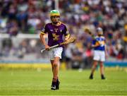 28 July 2019; Carl McCormack, Scoil Mhuire, Loughegar, Mullingar, Westmeath, representing Wexford, during the INTO Cumann na mBunscol GAA Respect Exhibition Go Games at the GAA Hurling All-Ireland Senior Championship Semi Final match between Wexford and Tipperary at Croke Park in Dublin. Photo by Ray McManus/Sportsfile