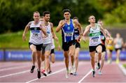 28 July 2019; John Travers of Donore Harriers, Co. Dublin, left, on his way to winning the Men's 1500m alongside Andrew Coscoran of Star of the Sea A.C., Co. Meath, during day two of the Irish Life Health National Senior Track & Field Championships at Morton Stadium in Santry, Dublin. Photo by Harry Murphy/Sportsfile