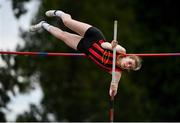 28 July 2019; Anna Ryan of Moycarkey Coolcroo A.C., Co. Tipperary competing in the Women's Pole Vault during day two of the Irish Life Health National Senior Track & Field Championships at Morton Stadium in Santry, Dublin. Photo by Harry Murphy/Sportsfile