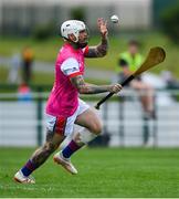 29 July 2019; Richey Douglas of NCGAA, USA, in action in the Hurling Native Born tournament game against New York GAA during the Renault GAA World Games 2019 Day 1 at WIT Arena, Carriganore, Co. Waterford. Photo by Piaras Ó Mídheach/Sportsfile