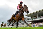 29 July 2019; Linger, with JJ Slevin up, on their way to winning the Easyfix Handicap Hurdle during Day One of the Galway Races Summer Festival 2019 in Ballybrit, Galway. Photo by Seb Daly/Sportsfile