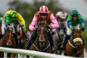29 July 2019; Linger, with JJ Slevin up, on their way to winning the Easyfix Handicap Hurdle during Day One of the Galway Races Summer Festival 2019 in Ballybrit, Galway. Photo by Seb Daly/Sportsfile