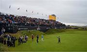 19 July 2019; Rory McIlroy of Northern Ireland leaves the 18th green following his round during Day Two of the 148th Open Championship at Royal Portrush in Portrush, Co Antrim. Photo by Brendan Moran/Sportsfile