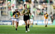 27 July 2019; Referees Millie Keane, St Aidan's NS, Shannon, Co Clare, during the INTO Cumann na mBunscol GAA Respect Exhibition Go Games at the GAA Hurling All-Ireland Senior Championship Semi-Final match between Limerick and Kilkenny at Croke Park in Dublin. Photo by Piaras Ó Mídheach/Sportsfile