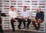 24 July 2019; Brian O'Driscoll and Jamie Carragher speaking to Eoin McDevitt during the launch of ‘Sports Extra’ on Sky. The new sports pack which includes BT Sport and Premier Sports will be available to new & existing Sky Sports customers from August 1 for just €10 extra a month. Sports fans will be able to watch an unbeatable range of sports, including every single live Premier League game, all in one place. Photo by David Fitzgerald/Sportsfile