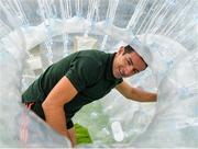 30 July 2019; Kerry footballer Aidan O'Mahony ahead of the Zorbing Derby on Day Two of the Galway Races Summer Festival 2019 in Ballybrit, Galway. Photo by Seb Daly/Sportsfile