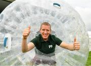 30 July 2019; Former Galway hurler Ollie Canning following the Zorbing Derby on Day Two of the Galway Races Summer Festival 2019 in Ballybrit, Galway. Photo by Seb Daly/Sportsfile