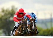 30 July 2019; Fast Buck, with Paul Townend up, on their way to winning the Colm Quinn BMW Novice Hurdle on Day Two of the Galway Races Summer Festival 2019 in Ballybrit, Galway. Photo by Seb Daly/Sportsfile
