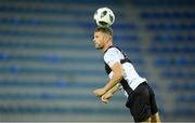 30 July 2019; Dane Massey during a Dundalk training session at Dalga Arena in Baku, Azerbaijan. Photo by Eóin Noonan/Sportsfile