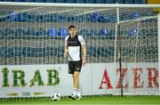 30 July 2019; Seán Gannon during a Dundalk training session at Dalga Arena in Baku, Azerbaijan. Photo by Eóin Noonan/Sportsfile