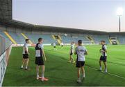 30 July 2019; Dundalk players ahead of a training session at Dalga Arena in Baku, Azerbaijan. Photo by Eóin Noonan/Sportsfile