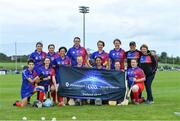 30 July 2019; The Warriors, USGAA, Native Born Camogie squad during the Renault GAA World Games 2019 Day 2 at WIT Arena, Carriganore, Co. Waterford United. Photo by Piaras Ó Mídheach/Sportsfile