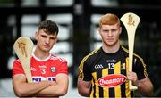 31 July 2019; At The Bord Gáis Energy GAA Hurling All-Ireland U-20 Championship semi-finals preview event in Dublin are Cork's Brian Turnbull and Kilkenny's Adrian Mullen. They were joined by Joe Canning and Ger Cunningham, who were announced as judges for the Bord Gáis Energy U-20 Player of the Year Award, Tipperary's Paddy Cadell, and Wexford's Charlie Mc Guckin. Kerry’s Adam O’Sullivan and Down’s Ruairí McCrickard were also in Dublin to look forward the Richie McElligott Cup decider. Photo by Stephen McCarthy/Sportsfile