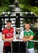 31 July 2019; At The Bord Gáis Energy GAA Hurling All-Ireland U-20 Championship Richie McElligott Cup final preview event are Down’s Ruairí McCrickard and Kerry’s Adam O’Sullivan. They were joined by Joe Canning and Ger Cunningham, who were announced as judges for the Bord Gáis Energy U-20 Player of the Year Award, Wexford's Charlie Mc Guckin, Kilkenny’s Adrian Mullen, Tipperary's Paddy Cadell and Cork’s Brian Turnbull. Photo by Stephen McCarthy/Sportsfile