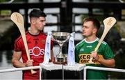 31 July 2019; At The Bord Gáis Energy GAA Hurling All-Ireland U-20 Championship Richie McElligott Cup final preview event are Down’s Ruairí McCrickard and Kerry’s Adam O’Sullivan. They were joined by Joe Canning and Ger Cunningham, who were announced as judges for the Bord Gáis Energy U-20 Player of the Year Award, Wexford's Charlie Mc Guckin, Kilkenny’s Adrian Mullen, Tipperary's Paddy Cadell and Cork’s Brian Turnbull. Photo by Stephen McCarthy/Sportsfile