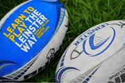 31 July 2019; Rugby balls during the Bank of Ireland Leinster Rugby Summer Camp at Coolmine RFC in Castleknock, Dublin. Photo by Brendan Moran/Sportsfile