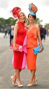 31 July 2019; Racegoers Gabrielle and Barbara Dunne, from Oranmore, Galway, pose for a photograph prior to racing on Day Three of the Galway Races Summer Festival 2019 in Ballybrit, Galway. Photo by Seb Daly/Sportsfile
