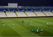 31 July 2019; A general view inside the stadium during a Shamrock Rovers Training Session at the GSP Stadium in Nicosia, Cyprus. Photo by Harry Murphy/Sportsfile