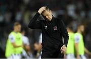 31 July 2019; Dundalk head coach Vinny Perth following the UEFA Champions League Second Qualifying Round 2nd Leg match between Qarabag FK and Dundalk at Dalga Arena in Baku, Azerbaijan. Photo by Eóin Noonan/Sportsfile