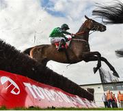 31 July 2019; Borice, with Luke Dempsey up, jumps the eighth on their way to winning the thetote.com Galway Plate Handicap Steeplechase on Day Three of the Galway Races Summer Festival 2019 in Ballybrit, Galway. Photo by Seb Daly/Sportsfile