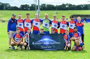 30 July 2019; The New York GAA Native Born Hurling squad during the Renault GAA World Games 2019 Day 2 at WIT Arena, Carriganore, Co. Waterford. Photo by Piaras Ó Mídheach/Sportsfile