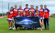 30 July 2019; The Midatlantic, USGAA, Native Born Camogie squad during the Renault GAA World Games 2019 Day 2 at WIT Arena, Carriganore, Co. Waterford United. Photo by Piaras Ó Mídheach/Sportsfile