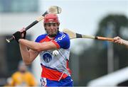 1 August 2019; Johnny Glynn of New York in action in the Irish Born Hurling Cup semi-final game against Middle East during the Renault GAA World Games 2019 Day 4 at WIT Arena, Carriganore, Co. Waterford. Photo by Piaras Ó Mídheach/Sportsfile