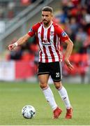 29 July 2019; Darren Cole of Derry City during the SSE Airtricity League Premier Division match between Derry City and Waterford United at Ryan McBride Brandywell Stadium in Derry.  Photo by Oliver McVeigh/Sportsfile