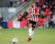 29 July 2019; Darren Cole of Derry City during the SSE Airtricity League Premier Division match between Derry City and Waterford United at Ryan McBride Brandywell Stadium in Derry.  Photo by Oliver McVeigh/Sportsfile