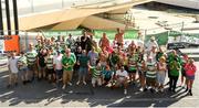 1 August 2019; Shamrock Rovers fans show their support in Nicosia city centre prior to the UEFA Europa League 2nd Qualifying Round 2nd Leg match between Apollon Limassol and Shamrock Rovers at the GSP Stadium in Nicosia, Cyprus. Photo by Harry Murphy/Sportsfile