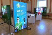 1 August 2019; Exhibits at the launch of the National Football Exhibition Waterford at Waterford City Hall in Waterford. Photo by Matt Browne/Sportsfile