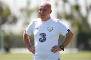 1 August 2019; Interim manager Tom O'Connor during a Republic of Ireland Women's team training session at Dignity Health Sports Park in Pasadena, California, USA. Photo by Cody Glenn/Sportsfile