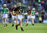 27 July 2019; Amy O’Mara, St Laurence’s NS, Crookstown, Kildare, representing Kilkenny, during the INTO Cumann na mBunscol GAA Respect Exhibition Go Games at the GAA Hurling All-Ireland Senior Championship Semi-Final match between Limerick and Kilkenny at Croke Park in Dublin. Photo by Ray McManus/Sportsfile