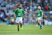 27 July 2019; Maeve O’Donnell, Millquarter PS, Toomebridge, Antrim, representing Limerick, during the INTO Cumann na mBunscol GAA Respect Exhibition Go Games at the GAA Hurling All-Ireland Senior Championship Semi-Final match between Limerick and Kilkenny at Croke Park in Dublin. Photo by Ray McManus/Sportsfile
