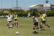 1 August 2019; A general view of Republic of Ireland women's team training session at Dignity Health Sports Park in Carson, California, USA. Photo by Cody Glenn/Sportsfile