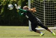 1 August 2019; Grace Moloney during a Republic of Ireland Women's team training session at Dignity Health Sports Park in Pasadena, California, USA. Photo by Cody Glenn/Sportsfile