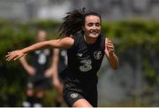 1 August 2019; Niamh Farrelly during a Republic of Ireland women's team training session at Dignity Health Sports Park in Carson, California, USA. Photo by Cody Glenn/Sportsfile