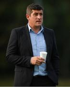 2 August 2019; Derry City manager Declan Devine ahead of the SSE Airtricity League Premier Division match between UCD and Derry City at the UCD Bowl in Belfield, Dublin. Photo by Ramsey Cardy/Sportsfile