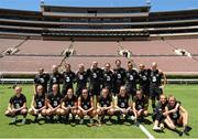 2 August 2019; The Republic of Ireland Women's Team pose for a group photograph after their training session at the Rose Bowl in Pasadena, California, USA. Photo by Cody Glenn/Sportsfile