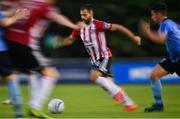 2 August 2019; Conor Davis of Derry City on his way to scoring his side's second goal during the SSE Airtricity League Premier Division match between UCD and Derry City at the UCD Bowl in Belfield, Dublin. Photo by Ramsey Cardy/Sportsfile
