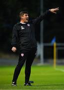 2 August 2019; Derry City manager Declan Devine during the SSE Airtricity League Premier Division match between UCD and Derry City at the UCD Bowl in Belfield, Dublin. Photo by Ramsey Cardy/Sportsfile