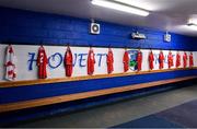 3 August 2019; The Cork team dressing room prior to the Bord Gáis GAA Hurling All-Ireland U20 Championship Semi-Final match between Kilkenny and Cork at O’Moore Park in Portlaoise, Laois. Photo by Matt Browne/Sportsfile